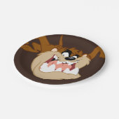 TAZ™ Evil Grin Pappteller (Schrägansicht)