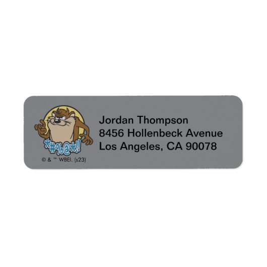 TAZ™ Expletive Circle Graphic (Vorne)