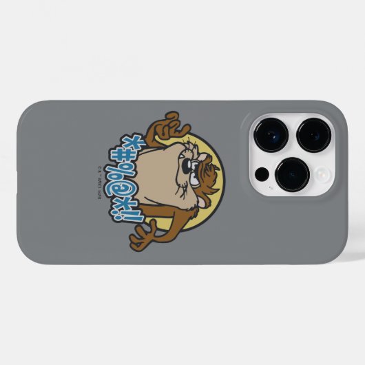 TAZ™ Expletive Circle Graphic Case-Mate iPhone Hülle (Rückseite (Horizontal))