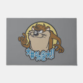 TAZ™ Expletive Circle Graphic Fußmatte (Vorderseite)