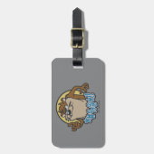 TAZ™ Expletive Circle Graphic Gepäckanhänger (Vorderseite vertikal)