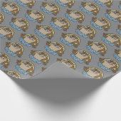 TAZ™ Expletive Circle Graphic Geschenkpapier (Ecke)