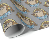 TAZ™ Expletive Circle Graphic Geschenkpapier (Rolleneckpunkt)