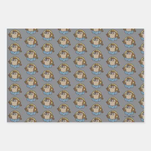 TAZ™ Expletive Circle Graphic Geschenkpapier Set (Vorderseite 2)