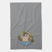 TAZ™ Expletive Circle Graphic Geschirrtuch (Vertikal)