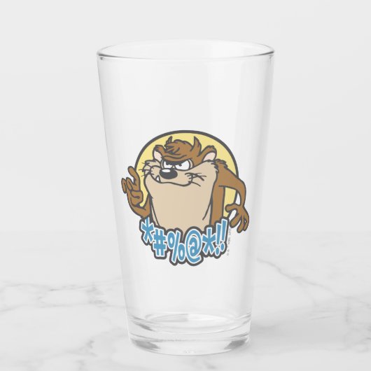 TAZ™ Expletive Circle Graphic Glas (Vorderseite)