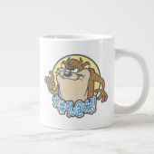 TAZ™ Expletive Circle Graphic Jumbo-Tasse (Rechts)