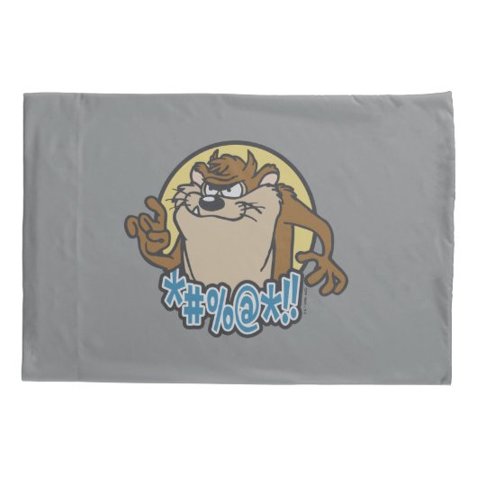 TAZ™ Expletive Circle Graphic Kissenbezug (Rückseite)