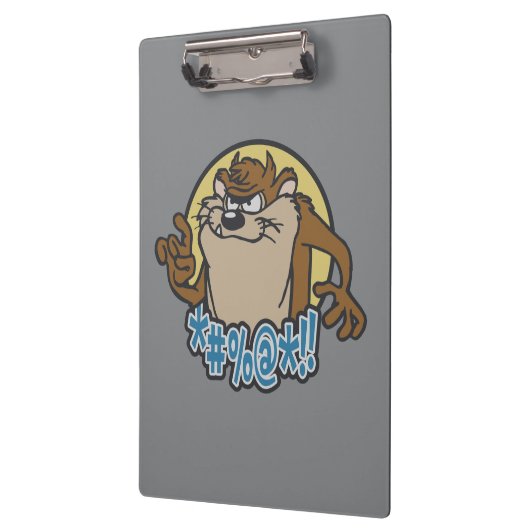 TAZ™ Expletive Circle Graphic Klemmbrett (Links)