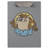 TAZ™ Expletive Circle Graphic Klemmbrett (Vorderseite)