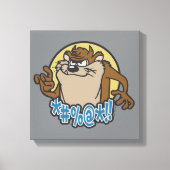 TAZ™ Expletive Circle Graphic Leinwanddruck (Vorderseite)