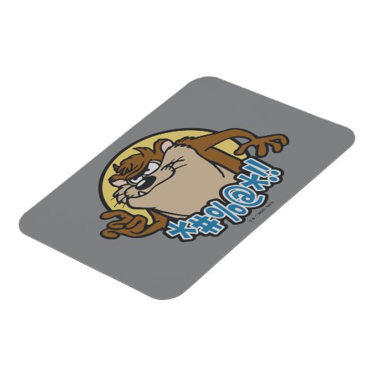 TAZ™ Expletive Circle Graphic Magnet (Linke Seite)