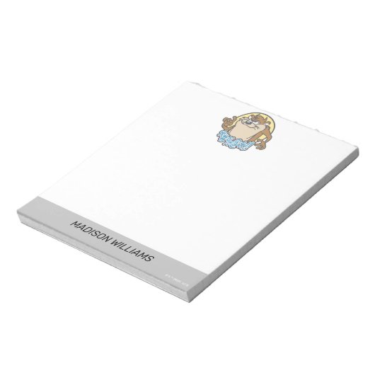 TAZ™ Expletive Circle Graphic Notizblock (Rotiert)