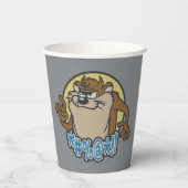 TAZ™ Expletive Circle Graphic Pappbecher (Rückseite)