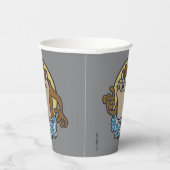 TAZ™ Expletive Circle Graphic Pappbecher (Rechts)