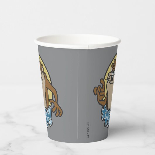 TAZ™ Expletive Circle Graphic Pappbecher (Rechts)