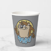 TAZ™ Expletive Circle Graphic Pappbecher (Vorderseite)