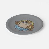 TAZ™ Expletive Circle Graphic Pappteller (Schrägansicht)