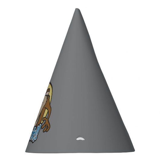 TAZ™ Expletive Circle Graphic Partyhütchen (Rechts)