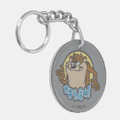 TAZ™ Expletive Circle Graphic Schlüsselanhänger (Vorderseite links)