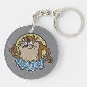 TAZ™ Expletive Circle Graphic Schlüsselanhänger (Rückseite)