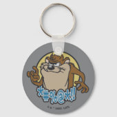 TAZ™ Expletive Circle Graphic Schlüsselanhänger (Vorderseite)