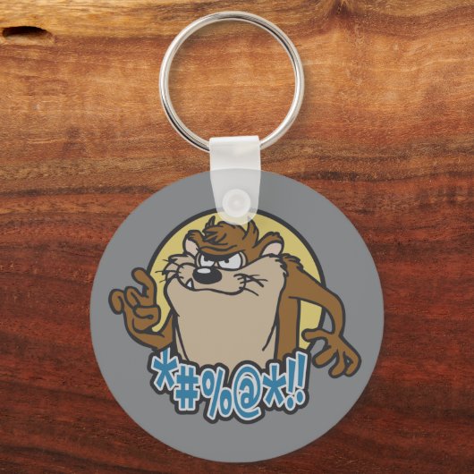 TAZ™ Expletive Circle Graphic Schlüsselanhänger (Rückseite)