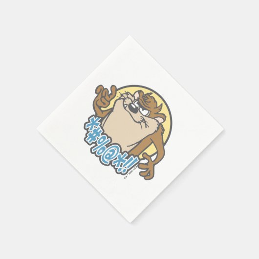 TAZ™ Expletive Circle Graphic Serviette (Ecke)