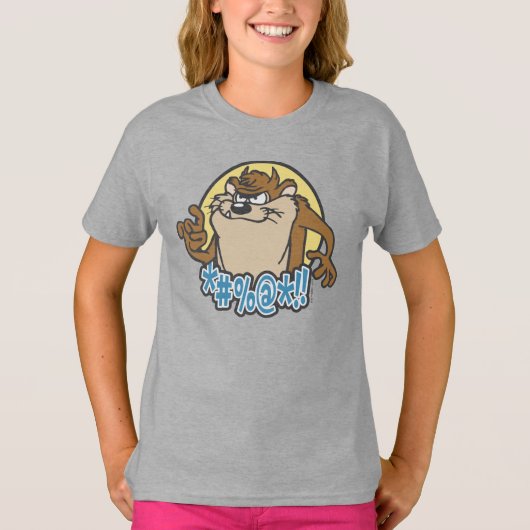 TAZ™ Expletive Circle Graphic T-Shirt (Vorderseite)