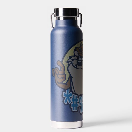 TAZ™ Expletive Circle Graphic Trinkflasche (Vorne)