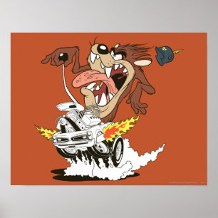 TAZ™ Furious Driving Poster