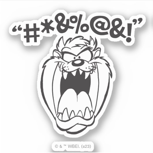 TAZ™ Gelierexplexe Aufkleber (Vorderseite)