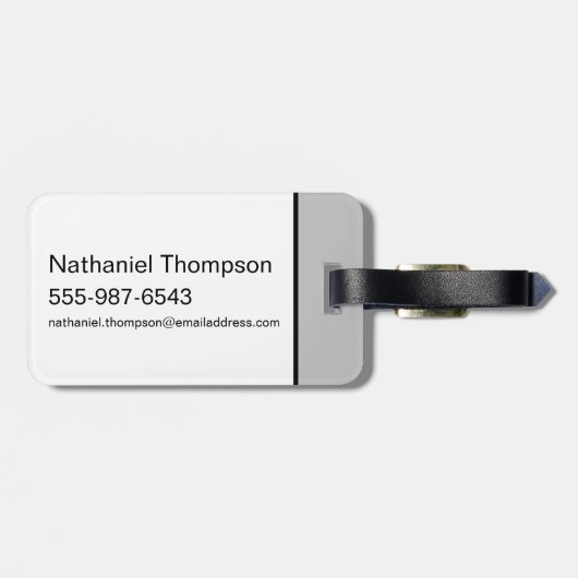 TAZ™ Gelierexplexe Gepäckanhänger (Rückseite horizontal)