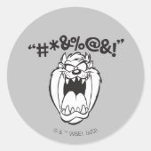 TAZ™ Gelierexplexe Runder Aufkleber (Vorderseite)