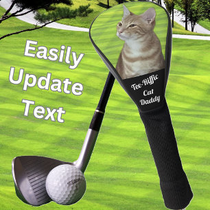 Taz Ginger Tabby Cat Personalisiert Golf Headcover