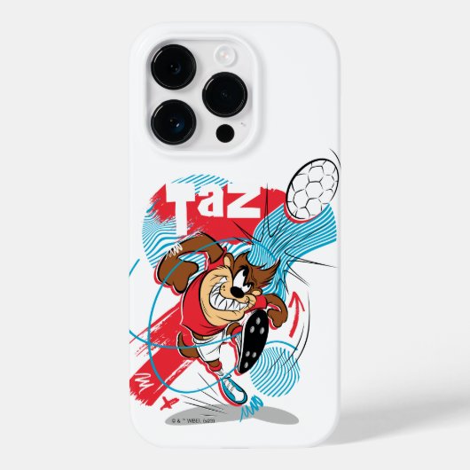 TAZ™ Headbuttball-Ball Case-Mate iPhone Hülle (Rückseite)