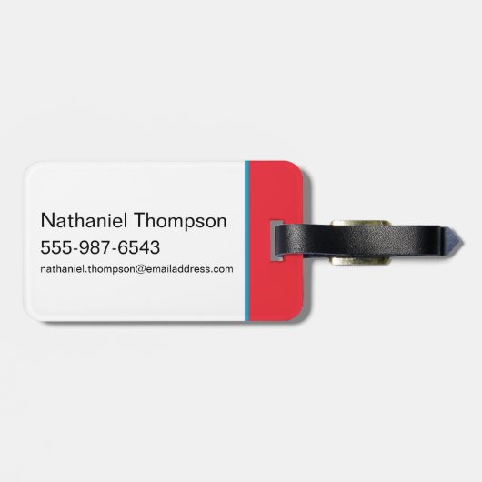 TAZ™ Headbuttball-Ball Gepäckanhänger (Rückseite horizontal)