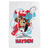 TAZ™ Headbuttball-Ball Mittlere Geschenktüte (Rückseite)