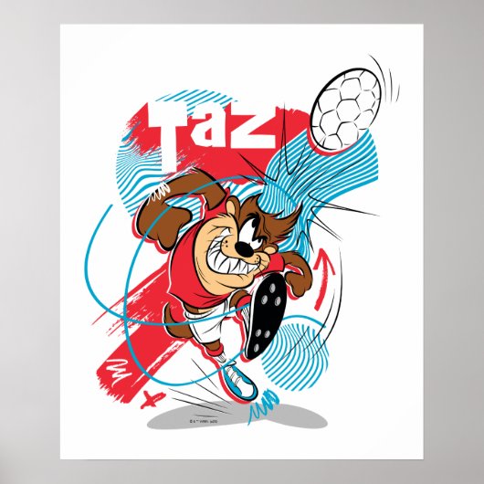 TAZ™ Headbuttball-Ball Poster (Vorne)