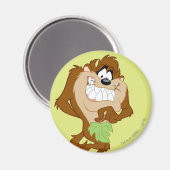 TAZ™ holding a leaf Magnet (Vorderseite/Rückseite)