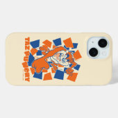 TAZ™ Hungry Smashing durch Schachbrett Case-Mate iPhone Hülle (Rückseite (Horizontal))