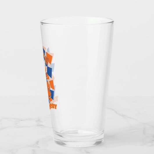 TAZ™ Hungry Smashing durch Schachbrett Glas (Links)