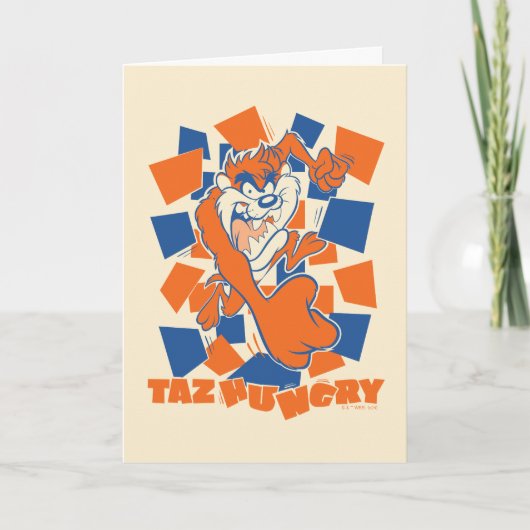 TAZ™ Hungry Smashing durch Schachbrett Karte (Vorderseite)