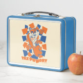 TAZ™ Hungry Smashing durch Schachbrett Metall Brotdose (Beispiel)