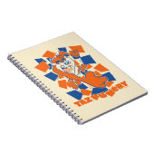 TAZ™ Hungry Smashing durch Schachbrett Notizblock (Rechte Seite)