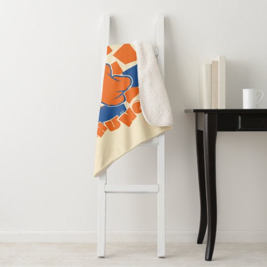 TAZ™ Hungry Smashing durch Schachbrett Sherpadecke (Beispiel)