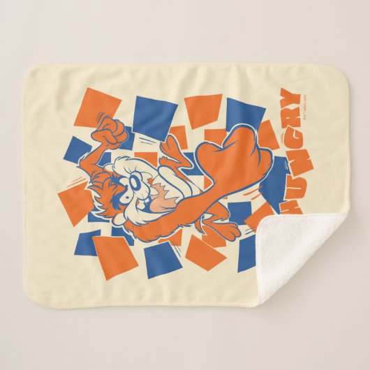 TAZ™ Hungry Smashing durch Schachbrett Sherpadecke (Vorderseite (Horizontal))