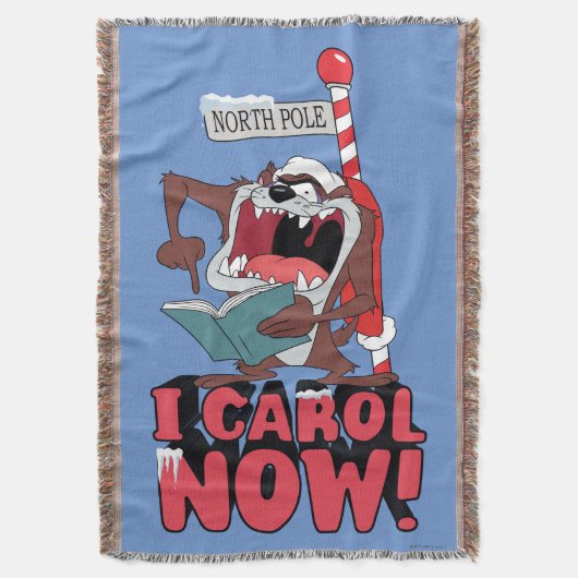 TAZ™ "ICH CAROL JETZT!" DECKE (Vorderseite Vertikal)