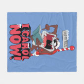 TAZ™ "ICH CAROL JETZT!" FLEECEDECKE (Vorderseite (Horizontal))