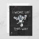 TAZ™ Ich habe so Geweckt Postkarte (Vorne/Hinten)